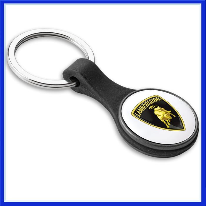 Lamborghini Key Ring Keychain | CARBON Round Rotating ...
