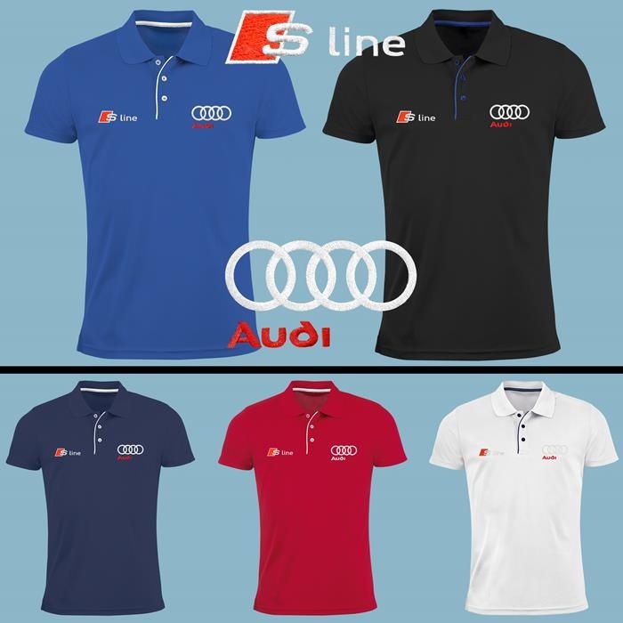 S M L Original Audi Sport  Herren Shirt T-Shirt Audi Ringe grau quattro XL, 