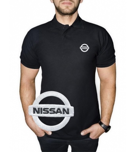 Nissan Polo Shirt Casual | Cotton T Shirt | Embroidered Logo Auto Car ...